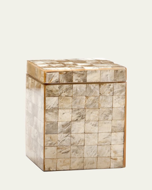 Capiz Champagne Canister